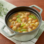 Muji Supp Pasta Alus K&uuml;psetamiseks Aroomikad K&ouml;&ouml;giviljad Liapallid 140g (1 portsjon)