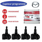 Mazda rehvir&otilde;huandur TPMS eelprogrammeeritud 433MHz - komplekt 4 musta ventiili (BDMC-37140) must