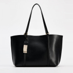 Suure Mahutavusega T&otilde;mblukuga Kotid Luksuslik Disainer Naiste &Otilde;lakott PU Nahast &Auml;mbrikotid Naistele K&auml;ekotid ja Rahakotid Uus 2026 Shopper 50x12x28cm must