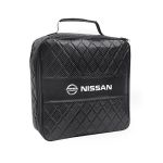 Auto pagasiruumi nahast hoiukott NEV EV laadimiskorraldaja karp Nissan Qashqai J11 J12 Sylphy N7 Teana Note Navara Juke GTR Leaf jaoks black