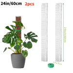 Plastikust sammastaimedele Monstera, 24 tolli/36 tolli/48 tolli taimetugesid ronitaimedele Sise taimede tugi Aia kasvupulk white