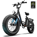 URLIFE E20 PRO 45KM/H Elektrijalgratas 750W Mootor 48V/15.6AH Aku Linnamaastik V&auml;litingimustes Maastikuratas 20*4.0 Maastikurehv Elektrijalgratas E20 PRO Black 45KM/H must