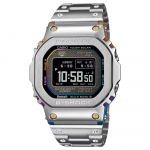 Casio 5000 Seeria 200M Veekindel Bluetooth P&otilde;rutuskindel P&auml;ikeseenergia Kvartsmehhanism Roostevabast Terasest Rihm Meeste kellad Must GMW-BZ5000RC-1 Silver Strap