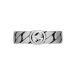 Gucci Interlocking Double G Kitsas H&otilde;bedane S&otilde;rmus Vintage Matt 925 H&otilde;be Unisex s&otilde;rmused 661513-J8400-0728 Basic Packaging-Dust Bag+Box,24 white