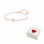 Swarovski Symbolica Kunstkristallist K&auml;ev&otilde;rud Naistele Roosa Kuld F-white gift box