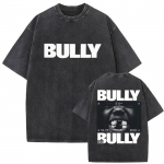 Vintage Pestud Rapper Kanye West Bully Album 2026 Merch T-s&auml;rk Meeste Gooti Punk Hip Hop L&uuml;hikeste Varrukatega T-s&auml;rgid Unisex Streetwear S