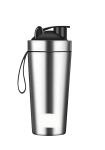 KAVID 1000ml roostevabast terasest &scaron;eikerpudel | Proteiini&scaron;eikerpudel 1000ml traadist vispliga | Lekkekindel j&otilde;usaali&scaron;eiker & BPA-vaba proteiini&scaron;eiker | Meta black