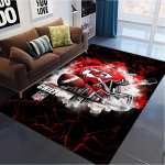 Kansas City Chiefs vaip elutuppa, magamistuppa, kodu diivanile kaunistuseks, laste m&auml;ngimiseks libisemiskindel p&otilde;randamatt 80x120cm( 31x47in)