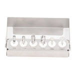 6 tk Hamba trepiini komplekt 4&ndash;10 mm Kirurgilised instrumendid Freesid Kudede stantsid Hambaimplantaadi trepiini puuride komplekt gray