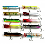 HENGJIA 10 tk Hard Popper kalap&uuml;&uuml;gi landid Bass Baits Hard Lures 8,5cm/3,35 kalap&uuml;&uuml;gi landid