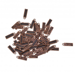 50x ristk&uuml;lik, LOODUD ARMASTUSEGA Charms ripatsiga kinkesildid isetegemise ehete valmistamiseks as described