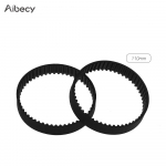 Aibecy GT2 suletud ahelaga hammasrihma kummist s&uuml;nkroonrihmad laius = 6 mm 160mm must