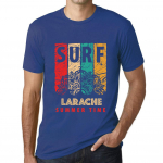 Meeste Vintage T-s&auml;rk Graafilise T-s&auml;rgiga Surf Suveaeg Larache Kuninglik Sinine XS denim sinine v&auml;rv