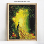 5D DIY teemantmaaling t&auml;is &uuml;mmargune paabulinnu tikandid kivist pilt teemant 20X30