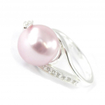 Bague Argent 'Pearl Beauty' lavande 52 lilla