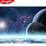 5D Teemantmaal Ristpistes Maastikumaja Teemanttikandid T&auml;ielik &uuml;mmargune maastik Rhinestone Crystal Mosaiic Soodus 20X30CM