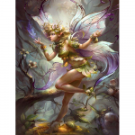 5D-teemantmaal, t&auml;isringi puur, maastik DIY teemanttikandid ristpistes kodukaunistus 20X30CM