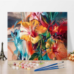 DIY maalimine numbrite j&auml;rgi Digitaalne &otilde;limaal Kodukaunistuse numbrid &Otilde;limaal numbrid Maalimine Hobid Kujutav kunst &Otilde;limaal 40x50cm no frame