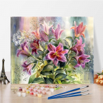 Kunst DIY Maalimine numbrite j&auml;rgi Teemantmaal Kodukaunistused Numbrid Maalimine Hobid Digitaalne &otilde;limaal &Otilde;limaal 40x50cm no frame