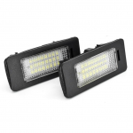 2 tk numbrim&auml;rgi valguse LED numbrim&auml;rgi hoidiku lamp, millel pole viga BMW E39 E60 E60N E61 E90 E91 E90N E92 E93 E46 CSL E82 jaoks valge