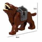 Ehitusklotsid Loomad Tiiger elevant Hunt Hai J&auml;&auml;karu Vaal Plokid Lapsed M&auml;nguasjad Loomad Lukud Figuurid Kokkupanemine