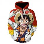 Jaapani Anime Hoodie One Piece Luffy 3D tr&uuml;kitud kapuutsiga Harajuku stiilis jakk Multifilm Kvaliteetne dressipluus teismeliste dressid XXXXXL