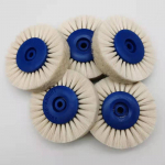 Hambalabori poleerimishari valge kitse pehme karva l&auml;bim&otilde;&otilde;t 80mm