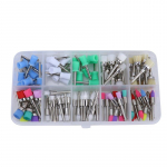 Latch Type polishing brush disposable Junior Cup prophy brush and Rubber Cup mixed for Dental 100pcs