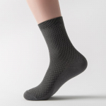 5 paari meeste vabaaja bambusest kiust sokid hingavad &auml;rimehe keskmised sokid