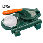 Pelmeenivalmistaja libisemiskindel pritsmekindel k&auml;epide, n&otilde;gus disain, BPA vaba t&ouml;&ouml;j&otilde;us&auml;&auml;stlik plastik, k&auml;sitsi press Pierogi vormi k&ouml;&ouml;git&ouml;&ouml;riist tumeroheline v&auml;rv