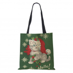 J&otilde;ulusokid Kass Prindi Ostukotid Armsad Kokkupandavad Korduvkasutatavad Kohanda kandekott &Otilde;lakott Anvas K&auml;ekotid Naistele Daam