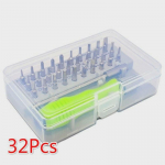 T&ouml;&ouml;riistade remont 32 &uuml;hes kruvikeeraja komplekt T&auml;pne minimagnetkruvikeerajate komplekt Telefon Mobiilse IPadi kaamera hooldus 32Pcs/set