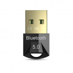 Essageri traadita USB Bluetooth-&uuml;hilduv 5.0 dongle adapter arvuti arvuti klaviatuuri hiire adapteri helivastuv&otilde;tja saatja jaoks must