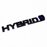 3 stiilis autokaunistus Toyota Prius Camry Crown Auris Rav4 3D HYBRID auto logoga kleebised metallist embleemi m&auml;rgikleebis must