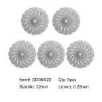 5 tk hambaravi teemantketas kahepoolne teraline l&otilde;ikamine DD06-022-5pcs