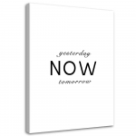 Feeby l&otilde;uenditr&uuml;kk, t&uuml;pograafia eile t&auml;na homme 40x60 must/valge