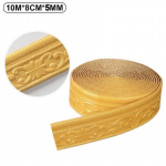 10M 3D isekleepuv seina&auml;&auml;re &auml;&auml;ris, veekindel p&otilde;randaliistu tapeedi kleebis elutoa kodu kaunistamiseks 10M*8CM