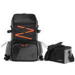 K&F CONCEPT Multifunktsionaalne kaamera seljakott peegel-/DSLR kaamerakott 32L suure mahutavusega veekindel must