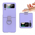 Kukkumiskaitse s&otilde;rmer&otilde;nga kokkuklapitav &uuml;mbris Samsung Galaxy Z Flip4 Flip4 Flip 4 Flip3 Flip 3 &otilde;huke k&otilde;va arvutitelefoni &uuml;mbris Funda for Samsung Z Flip 4 taevasinine v&auml;rv