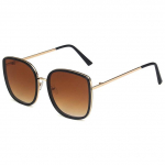 Fashion Square P&auml;ikeseprillid Naistele Meeste UV-vastased Reisi Retro Sung Prillid Kvaliteetsed Metallist Suure raamiga Prillid S&otilde;iduprillid