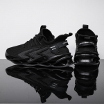 Kevadised uued jooksujalatsid Meeste labajalatsid Lendavad riidest ja hingavad vabaajajalatsid Meeste kingad 39 must