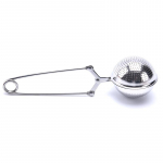 1 tk teet&otilde;mmis roostevabast terasest kerakujuline tees&otilde;el v&uuml;rtsifiltri k&auml;epidemega teepall h&otilde;be