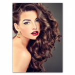 Juuksurisalong Dekoratiivmaaling Juuksurisalong Stiilimine Seinamaaling Plakat Kaasaegne juuksurisalong V&auml;rvimine Juuste Sein Art Decor HD2591 50x70cm no frame