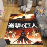 Anime Attack on Titan libisemiskindlad vaibad Suured elutoa vaibad Mugavad vaibad Pehme p&otilde;randamattide vaibad magamistoas 80cm x 120cm