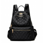 Naiste seljakott Nailonist reisiseljakotid Rahakott &Otilde;lakott V&auml;ike vabaaja p&auml;evakott t&uuml;drukutele Tepitud seljakott S/L 27x31x13cm must