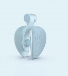 Kodune j&otilde;usaali jooga treening naistele, Kegeli harjutusseade, puusad ja jalad, treenivad k&auml;ed, tuharad, reiemeister skulptor Hip up trainer sinine