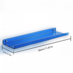 V&auml;rviline akr&uuml;&uuml;list seinale kinnitatav t&uuml;&uuml;p Hoiuriiuli Moodne vannituba Elutoa riiulid Tasuta augustatav seinariiul Kodutarvikud 30cm x 12cm sinine
