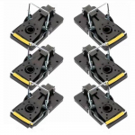 6 Pack Mouse Trap Hiirel&otilde;ks, mis t&ouml;&ouml;tab inimj&otilde;ul Hiiretapja hiirep&uuml;&uuml;dja ​​Kiire ja t&otilde;hus sanitaartehnika 6Packs must