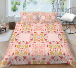 3D-graafiline voodipesu, v&auml;rvilise mustriga tekikott ja padjap&uuml;&uuml;r 2 v&otilde;i 3 t&uuml;kki mikrokiudkangast lukuga pestava &uuml;lipehme kodukaunistusega Baby 100x135cm