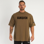 Vabaaja vaba T-s&auml;rk Meeste Puuvillane L&uuml;hikeste Varrukatega T-s&auml;rgid Topid Suvised j&otilde;usaali Fitness Solid s&auml;rk Meeste Jooksu Sport Treening Riietus XXXL armee roheline v&auml;rv